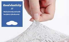 UV Protection Lace Arm Sleeves, Women’s Floral Lace Sleeves Hollow Out Long