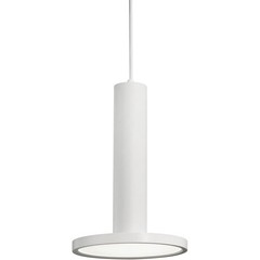 AFX Inc. LNAP08LAJD1WH Luna 1 Light 7.88 inch White Pendant Ceiling Light