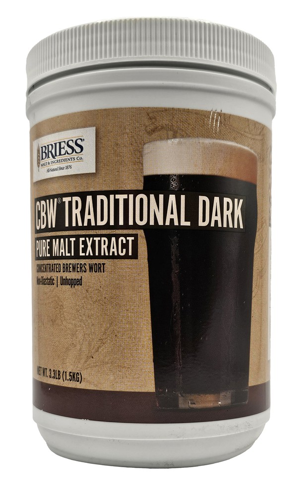 Briess Liquid Malt Extract – Traditional Dark – 3.3 lbs. for Home Brew Beer