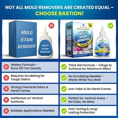 Mold Stain Remover Power Gel Cleaner for Front Loader Washing Machine Seal 7oz