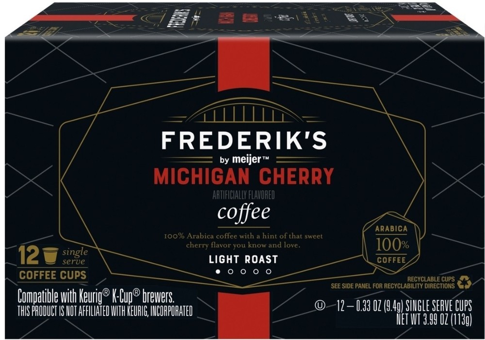2 Boxes- Michigan Cherry Coffee Light Roast Keurig K Cup Frederik’s Meijer 24