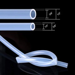 Flexible Food Grade Pure Silicon Tubing Hose – 1/4 ID x 3/8 OD 10 Feet High Temp