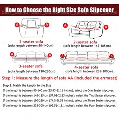 PREMIUM Elastic STRETCH SOFA COVERS Slipcover Protector Settee 1/2/3/4 Seater US