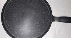 ROCH GUSS GrandChef 28 cm 11” S Cast Aluminum Flat Crepe Pan ITALY nonstick