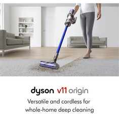 Dyson V11 Origin Cordless Vacuum, 185AW, 3 Power Modes, Up to 60 Minutes,² Deep