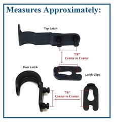 New Plastic Latch Set Kit for Solar Group Standard Mailbox Repair Latch Kit