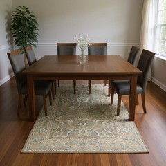 5.11 x 8.11 ft Hand Knotted Sultanabad Rug