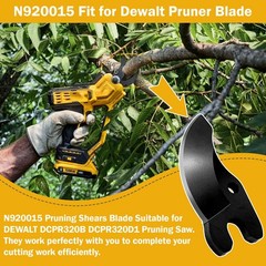 2Pc N920015 REPLACEMENT PRUNER BLADES For Dewalt 20V Max Cordless Pruning Shears