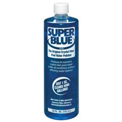 Robarb Super Blue clarifier 32oz The Original Crystal Clear Pool Water Polisher