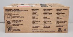 Cadet Com-Pak CSC101W 1000W 120V 3415 BTU Fan Forced Wall Heater White 67549 New