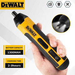 New DEWALT Cordless Electric Screwdriver 1300mAh USB Rechargeable Free Shipping