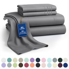 1800 Series 6 Piece Bedsheet Set Extra Soft Deep Pocket Hotel Luxury Bed Sheets