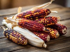 50 INDIAN MINI MIX CORN Miniature 4″ Ears Ornamental Zea Mays Vegetable SEEDS