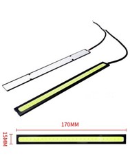 DC12V 17cm Car Daytime Running Lights DRL COB LED Strips Bright Fog Light 2pcs
