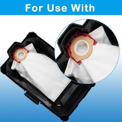 49-90-2016 Fleece Dust Bags Fit Milwauke 0960-20 Wet/Dry Vacuum and Milwauke …