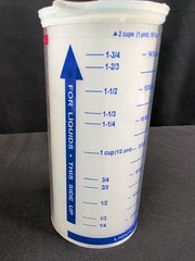 Pampered Chef Measure All Cup Measures 2 Cups both Liquid/Dry Ingredients 1997