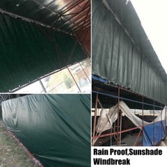 Heavy Duty Poly Tarp 5/10/12/16/20 Mil Waterproof Tarpaulin Cover w/ Grommets