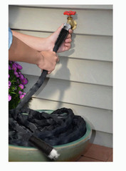 Teknor Apex Zero-G 5/8 in x 100 ft Premium Kink-Free Woven Garden Hose Gray