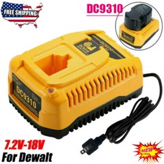 New FOR Dewalt DC9096 Battery Charger 7.2v -18v Li-Ion& NiCD DC9310 Fast Charger