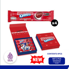 OREO X BABYMONSTER Exclusive Box – Content 4pcs RED MARSMALLOW GET 2Pcs PC
