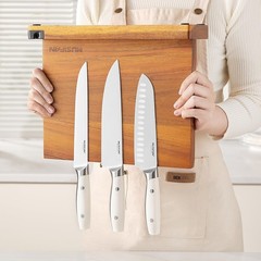 Magnetic Knife Block & Holder – Cutlery Display Stand with Sharpener – Kitchen S