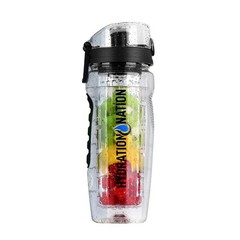Hydration Nation 34oz Fruit Infuser Water Bottle – BPA-Free