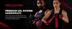 Gel Boxing Hand Wraps Inner Gloves for Men & Women, 80cm Quick Wrist Straps,