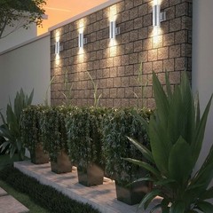 JONATHAN Y Duo Metal/Glass Cylinder Minimalist Integrated 4.25-in W 2 -Light