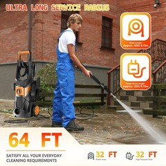 Electric Pressure Washer 4200PSI 2.4 GPM High Power Washers with 33Ft Hose