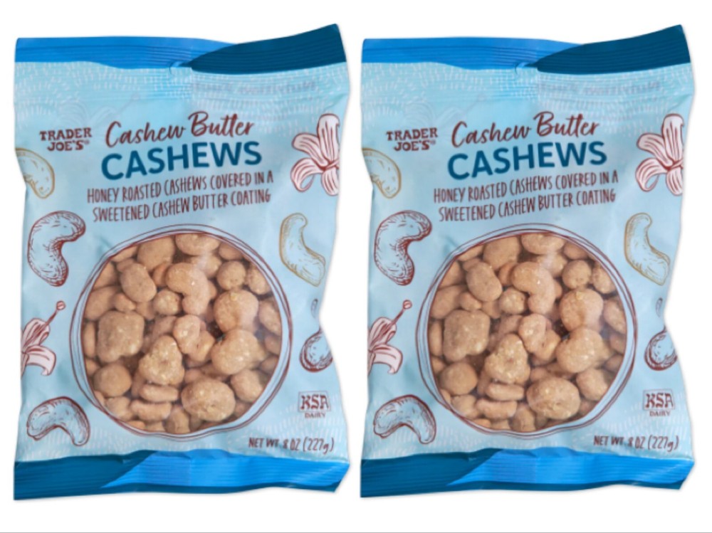 2 Packs Trader Joe’s Cashew Butter Cashews Honey Roasted 8 oz Each Pack