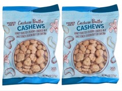 2 Packs Trader Joe’s Cashew Butter Cashews Honey Roasted 8 oz Each Pack