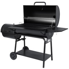 Royal Gourmet Charcoal Barrel Grill with Offset Smoker Large Event Outdoor Camp