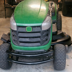 2-Bar Front Bumper Guard Lawn Protection W/ Stickers For John Deere 100 Series