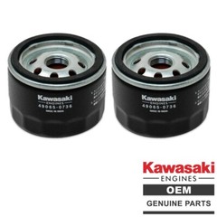 Genuine Kawasaki 49065-0736 Oil Filter (Replaces 49065-7007 49065-0721) – 2 PACK