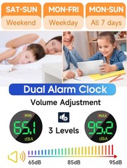 Loud Alarm Clock for Heavy Sleepers Adults,Kids,Teens,Desk Clock with USB Por…