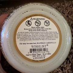 Tyler Candle Company-11oz Candle-Wishlist-$15.50 Retail