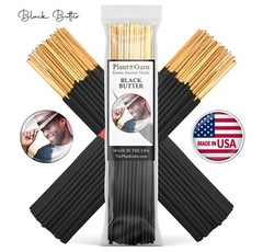 BLACK BUTTER Incense Sticks 7″ Bulk Pack Wholesale Hand Dipped Lot
