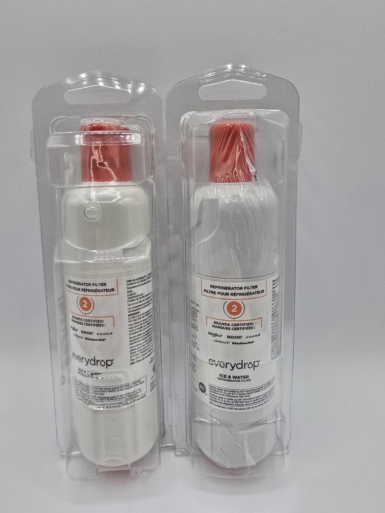 2 Pack Refrigerator filter everyday ice & water 2P #EDR2RXD1