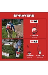 Milwaukee 3019-20PS M18 18V 4-Gallon Backpack Sprayer Kit w/ SWITCH TANK