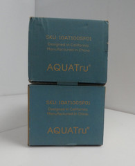 Lot of 2 AquaTru Carafe Pre/Carbon Stages 1-2 Filter