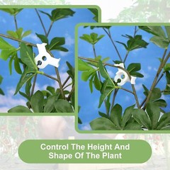 40Pcs Low-Pressure Plant Training Clip, Lst Clips for Training Plant Stem Suppor
