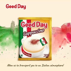 Good Day Cappuccino instant Coffee with Mix 20 Sachets, with cocoa