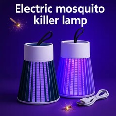 Portable Electric Mosquito Killer Lamp LED Light Trap Fly Bug Insect Zapper Lamp