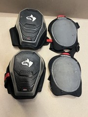 2 Pair Husky Knee Pads GEL Comfort Soft Cap Foam Non-Marring Adjustable Strap