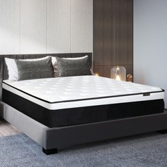 12″ 14″ MATTRESS POCKET SPRING LUXURY TWIN FULL QUEEN KING SIZE BED IN A BOX