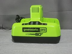 Greenworks Pro Dual Port Ultra Power 60V 60 Volt Super Charger CH60DP01