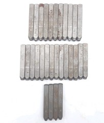 Lot 29 Carbon Steel Metal Letter Number Stamps 3/16″ A-Z Missing L & 1 4 8 Tools