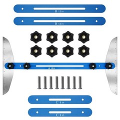 HFS(R) Stair Tread Template Tool for Stairs, Risers, Shelves, 11.4″- 60.7″