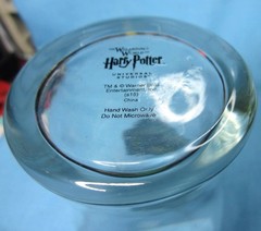 Harry Potter Slytherin Pewter Crest Pint Glass 16 oz Drinking Hand Wash Only