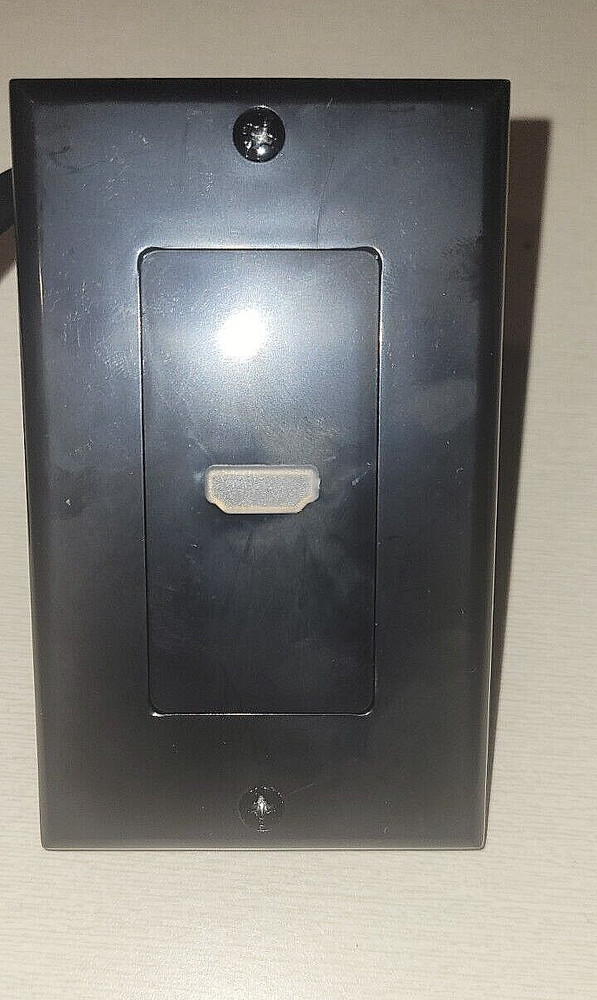 1 New 8K HDMI 1-Port Decorator Wall Plate Black, Buyer’s Point